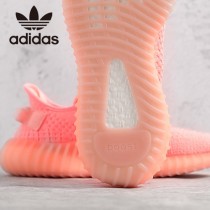 原單椰子鞋 熒光紅 巴斯夫真爆Adidas Yeezy 350 Boost V2 定制版