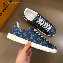 LV 新款印花帆布鞋 休閑鞋