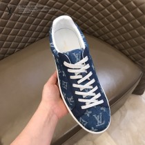 LV 新款印花帆布鞋 休閑鞋