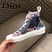 DIOR 原單新款透明鞋高幫鞋