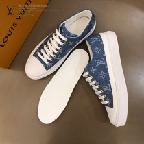 LV 新款印花帆布鞋