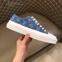 LV 新款印花帆布鞋