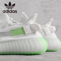 原單椰子鞋  白配綠 巴斯夫真爆Adidas Yeezy 350 Boost V2 定制版