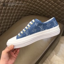 LV 新款印花帆布鞋