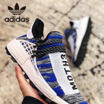 菲董聯名Pharrell Williams x adidas Originals NMD Hu Trail NERD人類系列休閑慢跑鞋-01