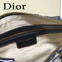 M5810A  DIOR  迪奧原版皮刺繡枕頭包