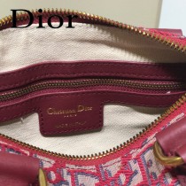 M5810A-2  DIOR  迪奧原版皮刺繡枕頭包
