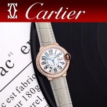 CARTIER-313  卡地亞 CARTIER藍氣球系列女表  手工鑲嵌鉆石工藝