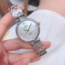 OMEGA-189  鷗米茄 OMEGA雙鷹星座系列貝殼面女表