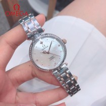 OMEGA-189  鷗米茄 OMEGA雙鷹星座系列貝殼面女表