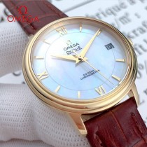 OMEGA-193 鷗米茄 OMEGA碟飛系列女表 皮帶款