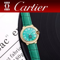 CARTIER-313  卡地亞 CARTIER藍氣球系列女表  手工鑲嵌鉆石工藝