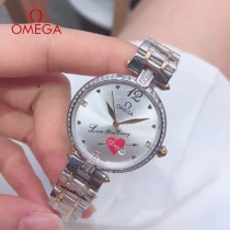 OMEGA-189  鷗米茄 OMEGA雙鷹星座系列貝殼面女表