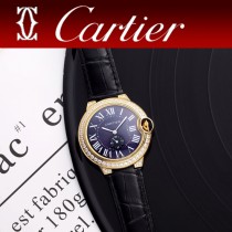 CARTIER-313  卡地亞 CARTIER藍氣球系列女表  手工鑲嵌鉆石工藝