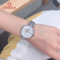 OMEGA-189  鷗米茄 OMEGA雙鷹星座系列貝殼面女表