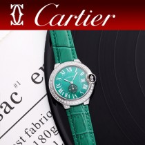 CARTIER-313  卡地亞 CARTIER藍氣球系列女表  手工鑲嵌鉆石工藝