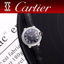 CARTIER-313  卡地亞 CARTIER藍氣球系列女表  手工鑲嵌鉆石工藝