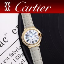 CARTIER-313  卡地亞 CARTIER藍氣球系列女表  手工鑲嵌鉆石工藝