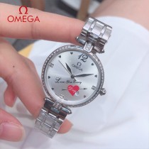 OMEGA-189  鷗米茄 OMEGA雙鷹星座系列貝殼面女表