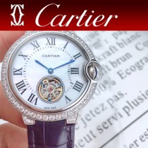 CARTIER-316 卡地亞 CARTIER藍氣球系列女表 陀飛輪機械女表