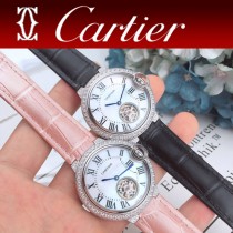 CARTIER-316 卡地亞 CARTIER藍氣球系列女表 陀飛輪機械女表