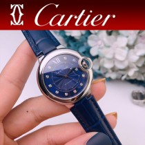 CARTIER-315  卡地亞 CARTIER 藍氣球系列（經典永恒）魚泡藍寶石鏡面