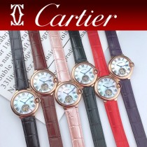 CARTIER-317 卡地亞 CARTIER藍氣球系列女玫瑰金表 陀飛輪機械女表