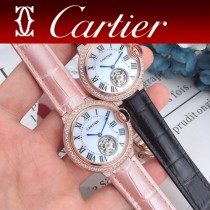 CARTIER-316 卡地亞 CARTIER藍氣球系列女表 陀飛輪機械女表