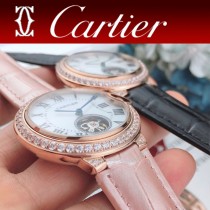 CARTIER-316 卡地亞 CARTIER藍氣球系列女表 陀飛輪機械女表