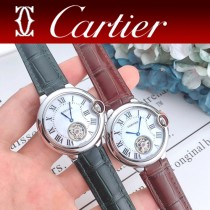 CARTIER-317 卡地亞 CARTIER藍氣球系列女玫瑰金表 陀飛輪機械女表