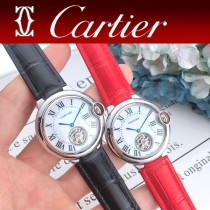 CARTIER-317 卡地亞 CARTIER藍氣球系列女玫瑰金表 陀飛輪機械女表