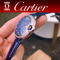 CARTIER-315  卡地亞 CARTIER 藍氣球系列（經典永恒）魚泡藍寶石鏡面