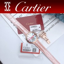 CARTIER-317 卡地亞 CARTIER藍氣球系列女玫瑰金表 陀飛輪機械女表