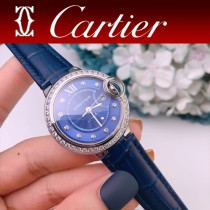 CARTIER-315  卡地亞 CARTIER 藍氣球系列（經典永恒）魚泡藍寶石鏡面