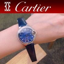 CARTIER-315  卡地亞 CARTIER 藍氣球系列（經典永恒）魚泡藍寶石鏡面