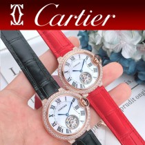 CARTIER-316 卡地亞 CARTIER藍氣球系列女表 陀飛輪機械女表