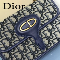 DIOR  迪奧型號M5870A-02原版皮Oblique郵差包
