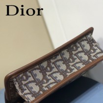 DIOR  迪奧型號M5871-01小號 原版皮Oblique郵差包