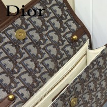 DIOR  迪奧型號M5870A-01原版皮Oblique郵差包