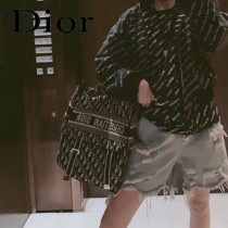 DIOR迪奧原版皮  新款Oblique刺繡老花帆布背包-01