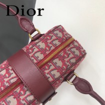 DIOR  型號M8613A-01迪奧 Obique標誌性帆布保齡球包