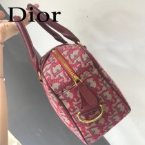 DIOR  型號M8613A-01迪奧 Obique標誌性帆布保齡球包