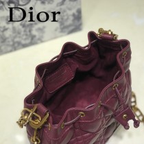 DIOR迪奧 編號1692-02 原版小羊皮Miss DIOR手袋 水桶包