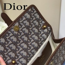 DIOR  迪奧型號M5871-01小號 原版皮Oblique郵差包