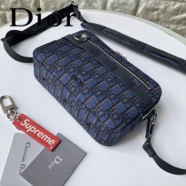 DIOR迪奧 原版皮郵差包-01