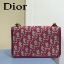 DIOR  迪奧型號M5871-03小號 原版皮Oblique郵差包