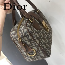 DIOR  型號M8613A-02迪奧 Obique標誌性帆布保齡球包