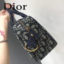 DIOR  型號M8613A-03迪奧 Obique標誌性帆布保齡球包