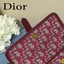 DIOR  迪奧型號M5871-03小號 原版皮Oblique郵差包