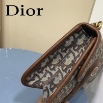 DIOR  迪奧型號M5870A-01原版皮Oblique郵差包